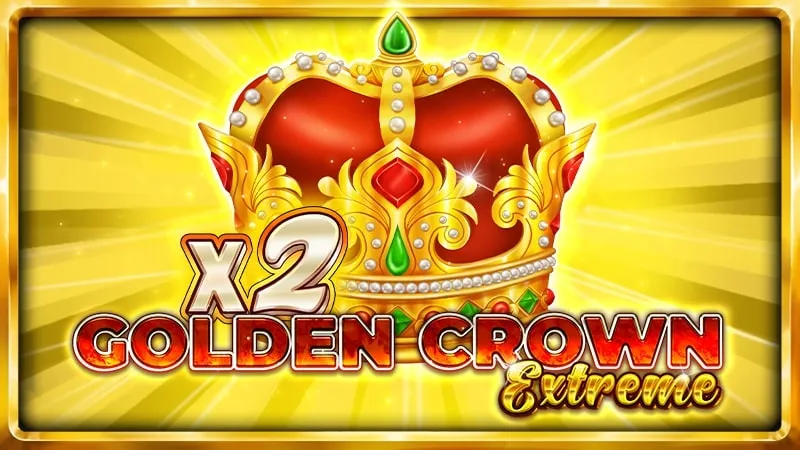 Corona Wild con multiplicador x2 en Golden Crown Extreme